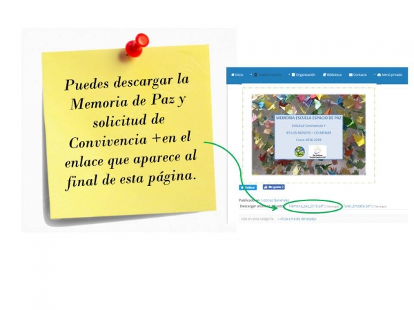 Memoria Escuela Espacio de PAZ 2018-2019