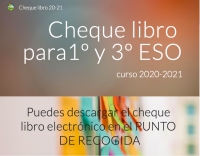 CHEQUE LIBRO PARA 1º Y 3º ESO