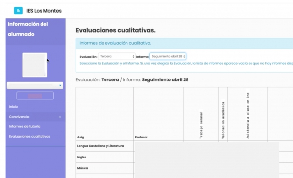 Informe semanal del 16 de junio disponible en la intranet del instituto