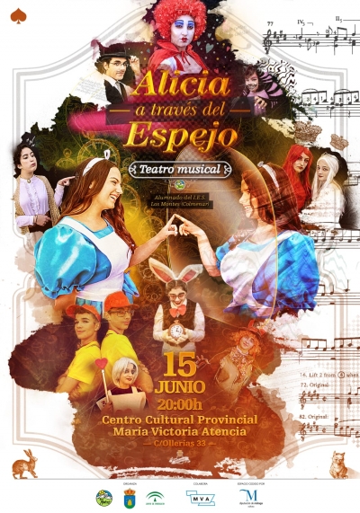 Cartel del musical Alicia a través del espejo